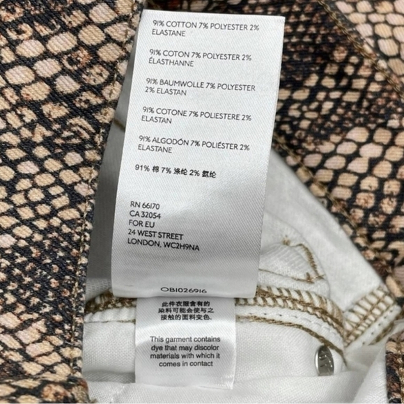 WE THE FREE NWT size 24 Jeggings in Two Faced Snakeskin print - Picture 3 of 5